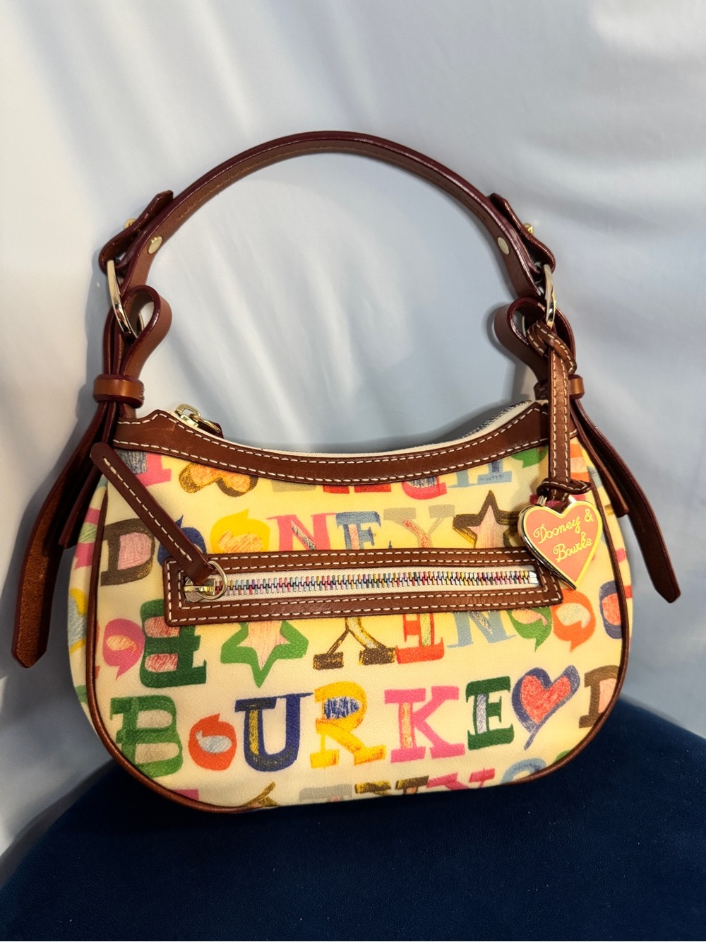 Dooney & Bourke Doodle Collection Scribble Graffiti Y2K Shoulder Mini Purse
